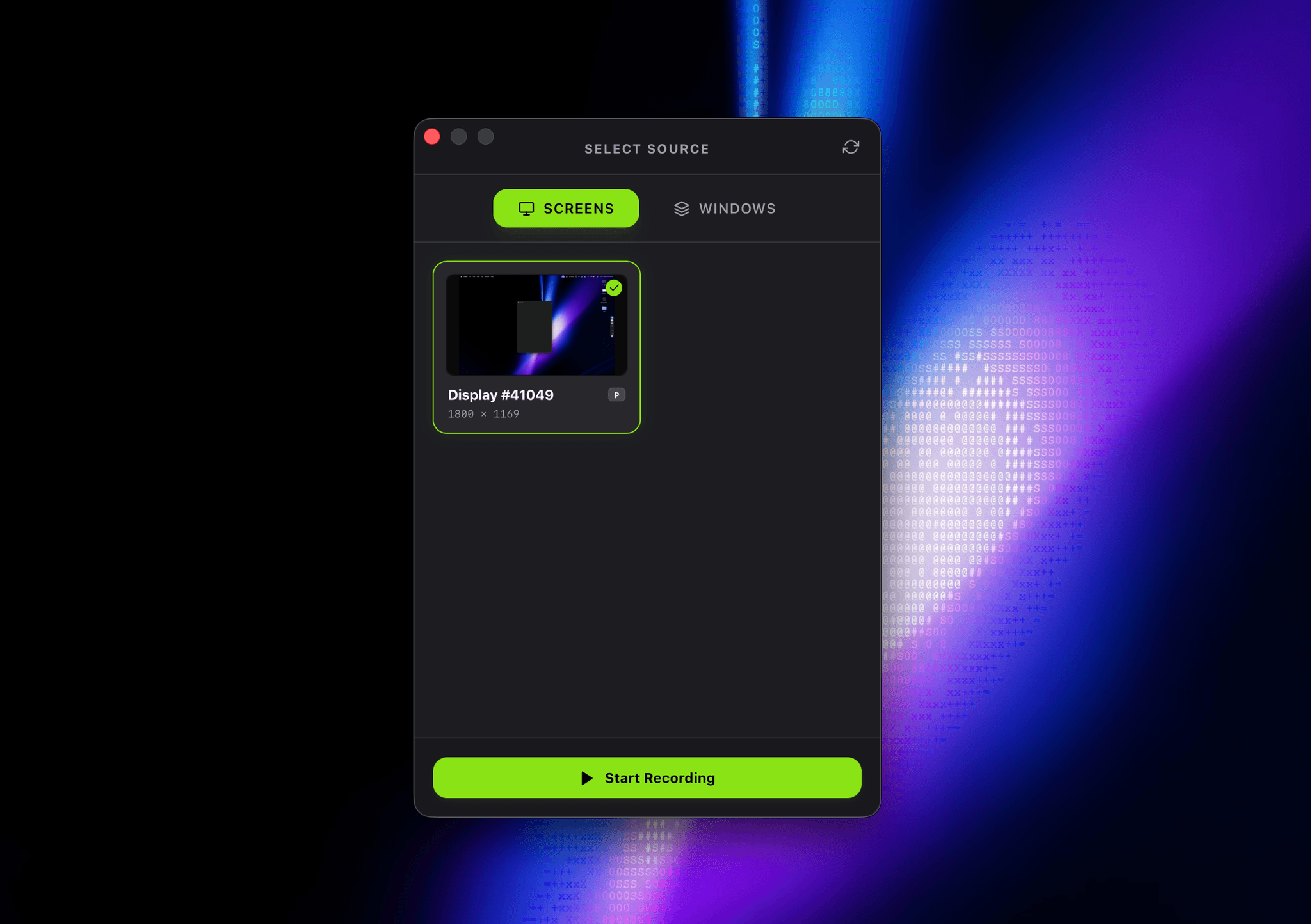 Targeted screen & window capture