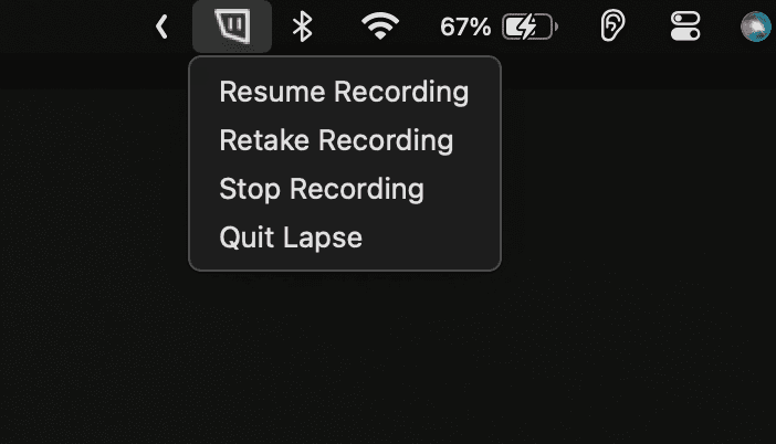 Screen recording